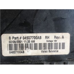 CHRYSLER VOYAGER IV (RG, RS) Jobb Fényszóró