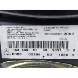 MERCEDES-BENZ M-CLASS (W163) Kormánylégzsák