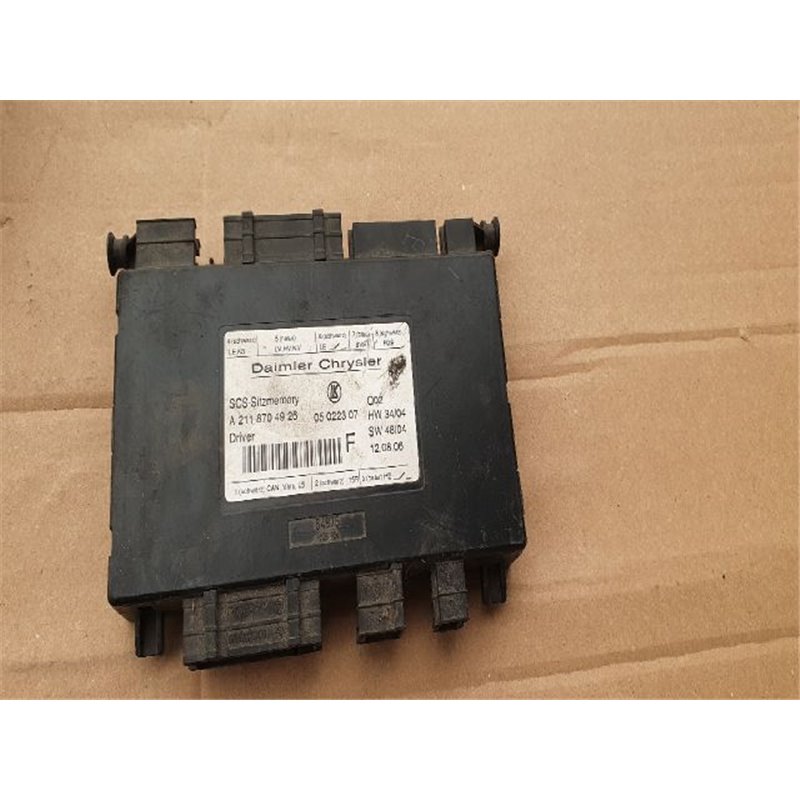 MERCEDES-BENZ E-CLASS (W211) Ülés Elektronika