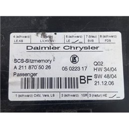 MERCEDES-BENZ E-CLASS (W211) Ülés Elektronika