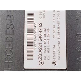 MERCEDES-BENZ S-CLASS (W221) Komfort Elektronika