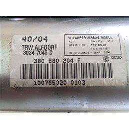 VW PASSAT Variant (3B6) Utasoldali Légzsák