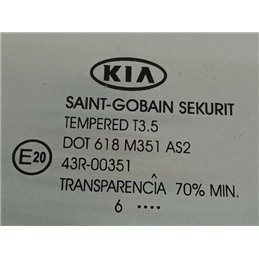 KIA CEED Jobb első Ablak