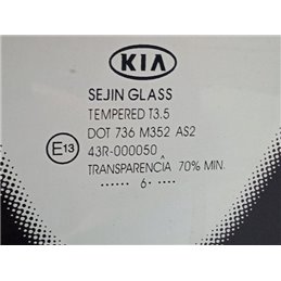 KIA CEED Bal C Oszlop Oldalablak Üveg