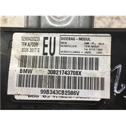 BMW 3 (E46) Jobb első Függöny Légzsák