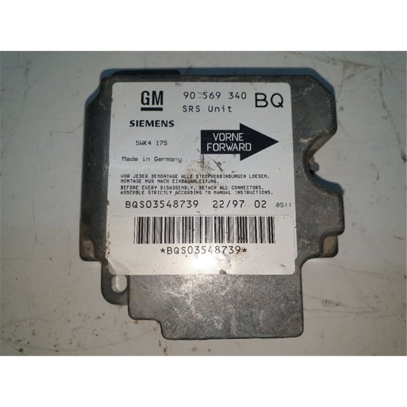 OPEL ASTRA G Ferdehátú (F48_, F08_) Légzsák Elektronika
