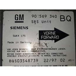 OPEL ASTRA G Ferdehátú (F48_, F08_) Légzsák Elektronika