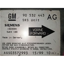 OPEL CORSA B (73_, 78_, 79_) Légzsák Elektronika