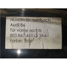 AUDI A4 (8E2, B6) Jobb első Ajtó Kárpit Díszléc