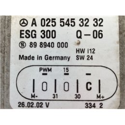 MERCEDES-BENZ A-CLASS (W169) Hűtőventilátor Elektronika