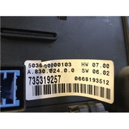 FIAT STILO (192) Fűtéskapcsoló (digit klímás)