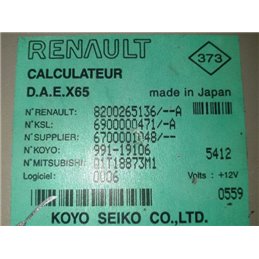 RENAULT CLIO II (BB0/1/2_, CB0/1/2_) Kormányoszlop Vezérlő