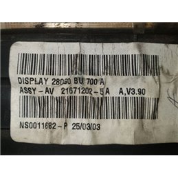 NISSAN ALMERA II (N16) Multifunkciós Kijelző