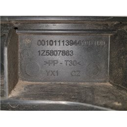 SKODA OCTAVIA II (1Z3) Bal hátsó Lökhárító Tartó (Műanyag)