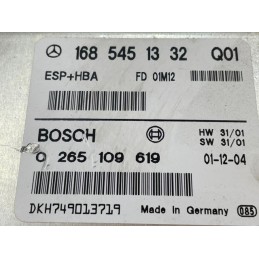 MERCEDES-BENZ A-CLASS (W168) Motorvezérlő