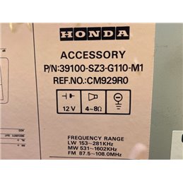 HONDA LEGEND III (KA9) Rádió / CD