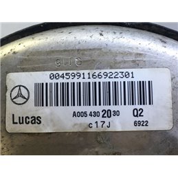 MERCEDES-BENZ A-CLASS (W168) Fékrásegítő