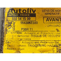 PEUGEOT 206 SW (2E/K) Légzsák Elektronika