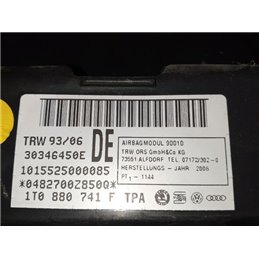 VW TOURAN (1T1, 1T2) Bal Függönylégzsák és Oldallégzsák