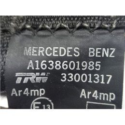 MERCEDES-BENZ M-CLASS (W163) Bal hátsó Biztonsági Öv