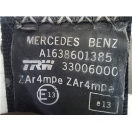 MERCEDES-BENZ M-CLASS (W163) Bal első Biztonsági Öv