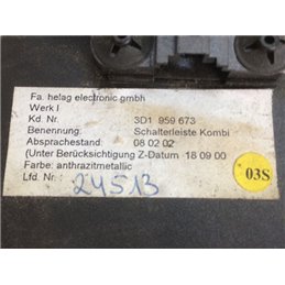 VW PHAETON (3D_) Műszerfal Fényerő Szabályzó