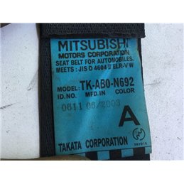 MITSUBISHI OUTLANDER I (CU_W) Jobb hátsó Biztonsági Öv