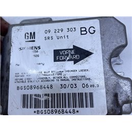 OPEL ASTRA G Ferdehátú (F48_, F08_) Légzsák Elektronika