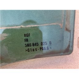 VW GOLF VI (5K1) Bal hátsó Ablak