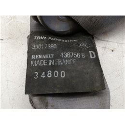 RENAULT CLIO II (BB0/1/2_, CB0/1/2_) Jobb hátsó Biztonsági Öv