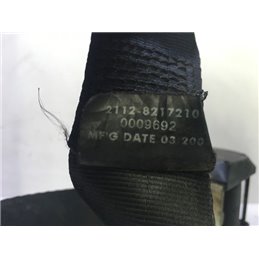 LADA SAMARA (2108, 2109) Jobb hátsó Biztonsági Öv