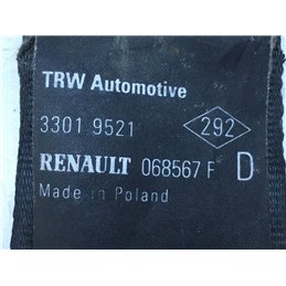 RENAULT CLIO II (BB0/1/2_, CB0/1/2_) Jobb első Biztonsági Öv