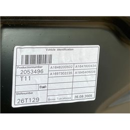 MERCEDES-BENZ M-CLASS (W164) Jobb hátsó Ablakemelő Szerkezet (Elektromos)