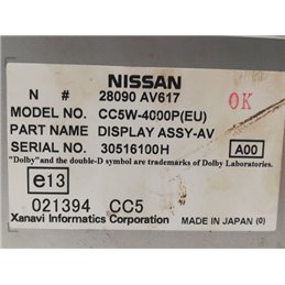NISSAN PRIMERA (P12) Navigációs Fejegység