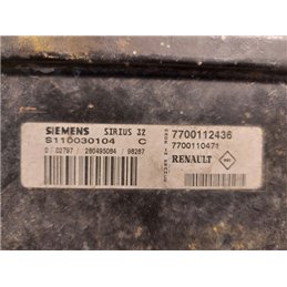 RENAULT CLIO II (BB0/1/2_, CB0/1/2_) Motorvezérlő