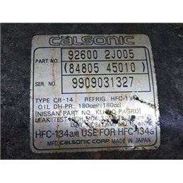 NISSAN PRIMERA (P11) Klímakompresszor