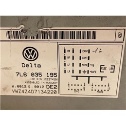 VW TOUAREG (7LA, 7L6, 7L7) Rádió / CD