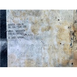 VW TOUAREG (7LA, 7L6, 7L7) Bal hátsó Ajtó (Üres lemez)