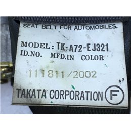 HONDA HR-V (GH) Jobb első Biztonsági Öv