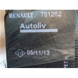 DACIA DUSTER Jobb hátsó Biztonsági Öv