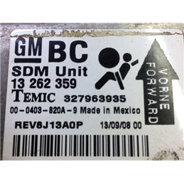 OPEL CORSA D Légzsák Elektronika