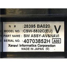 NISSAN PRIMERA Fűtéskapcsoló (digit klímás)