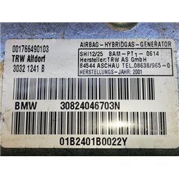 BMW 7 (E65, E66, E67) Jobb Oldallégzsák