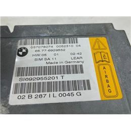 BMW 7 (E65, E66, E67) Légzsák Elektronika