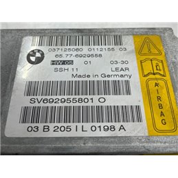BMW 7 (E65, E66, E67) Légzsák Elektronika