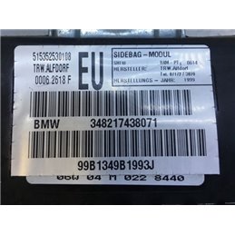 BMW 3 (E46) Jobb első Függöny Légzsák