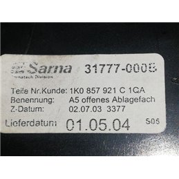 VW GOLF V (1K1) Első Tároló Rekesz