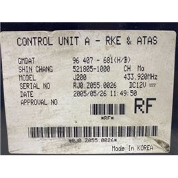 DAEWOO LACETTI Ferdehátú (KLAN) Komfort Elektronika