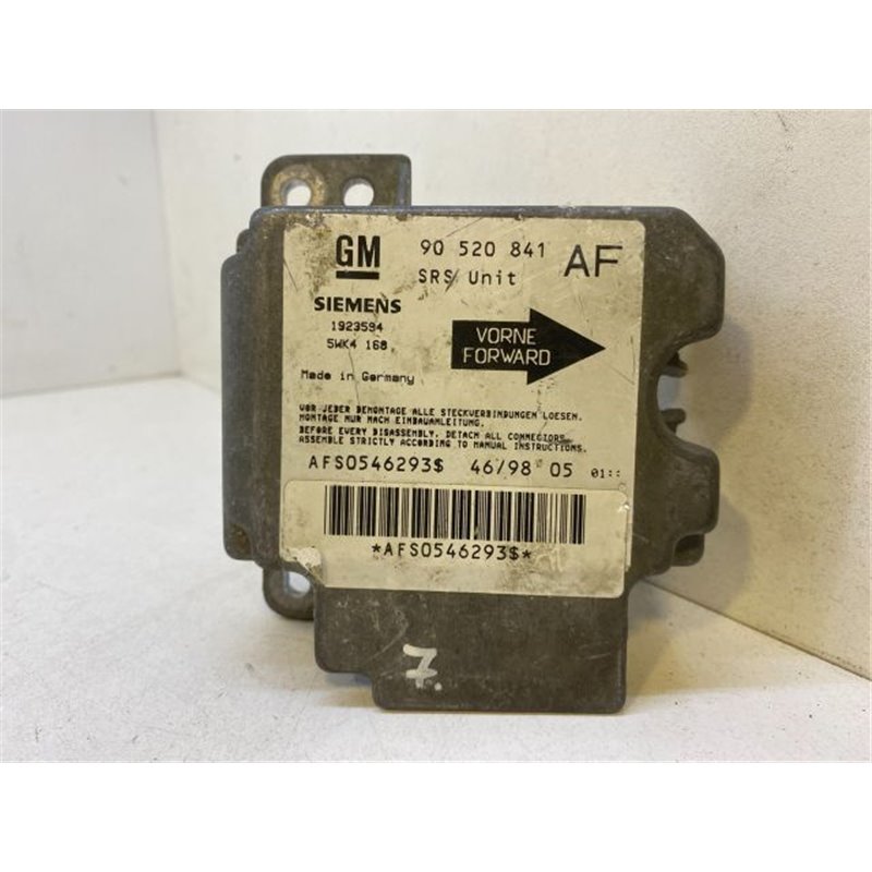 OPEL ASTRA G Ferdehátú (F48_, F08_) Légzsák Elektronika