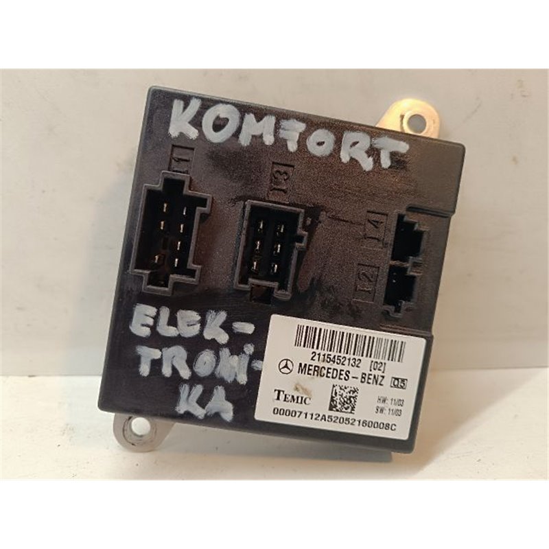 MERCEDES-BENZ E-CLASS T-Model (S211) Komfort Elektronika